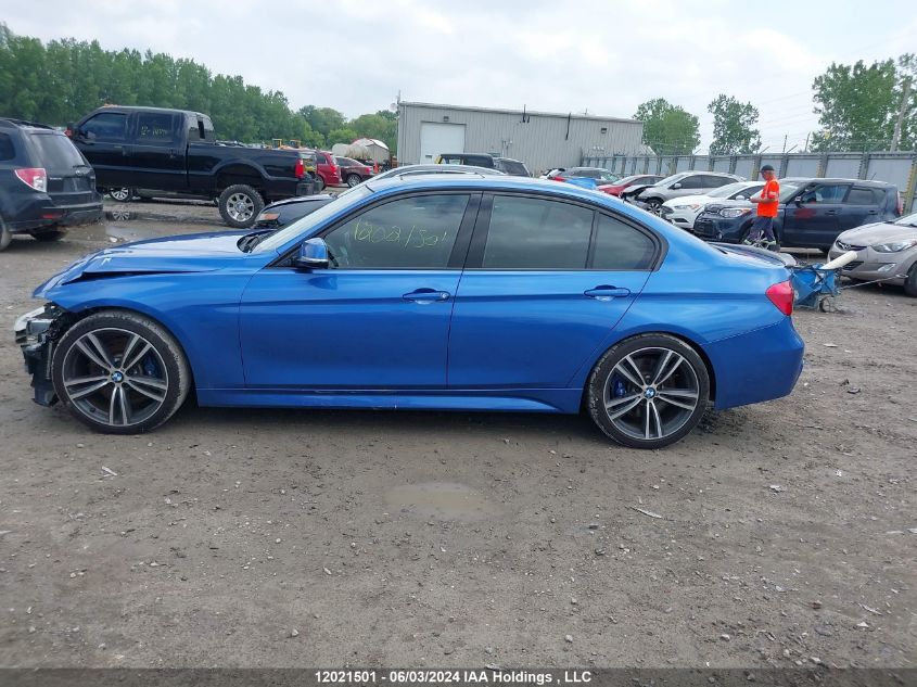 2016 BMW 3 Series VIN: WBA8B3C51GK384145 Lot: 12021501