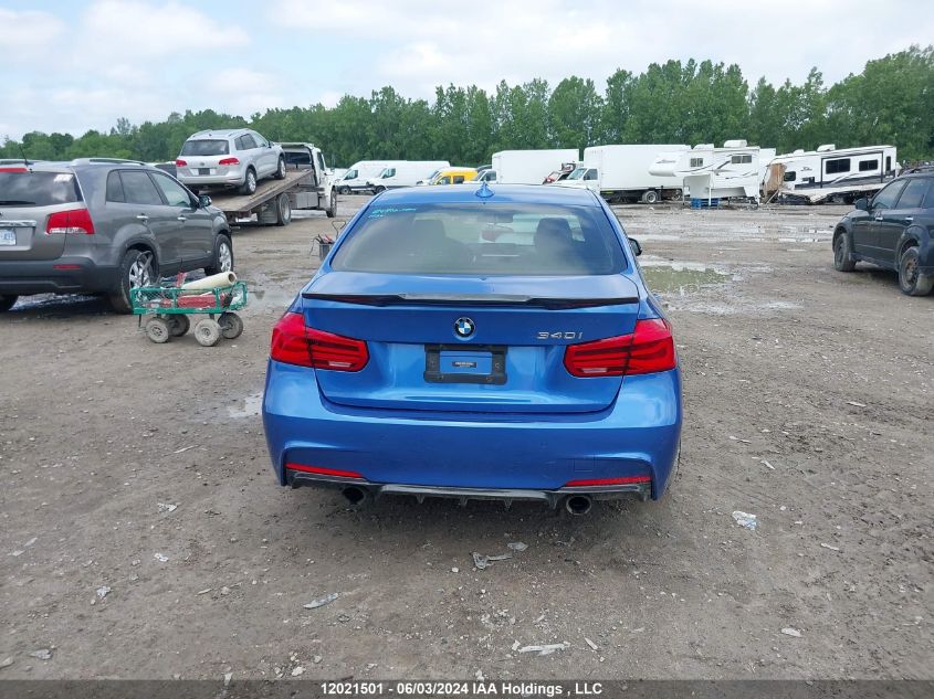 2016 BMW 3 Series VIN: WBA8B3C51GK384145 Lot: 12021501