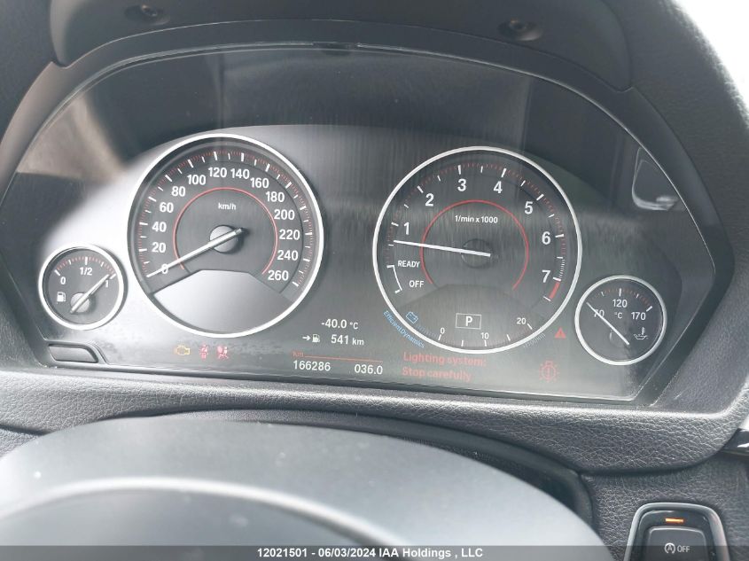 2016 BMW 3 Series VIN: WBA8B3C51GK384145 Lot: 12021501