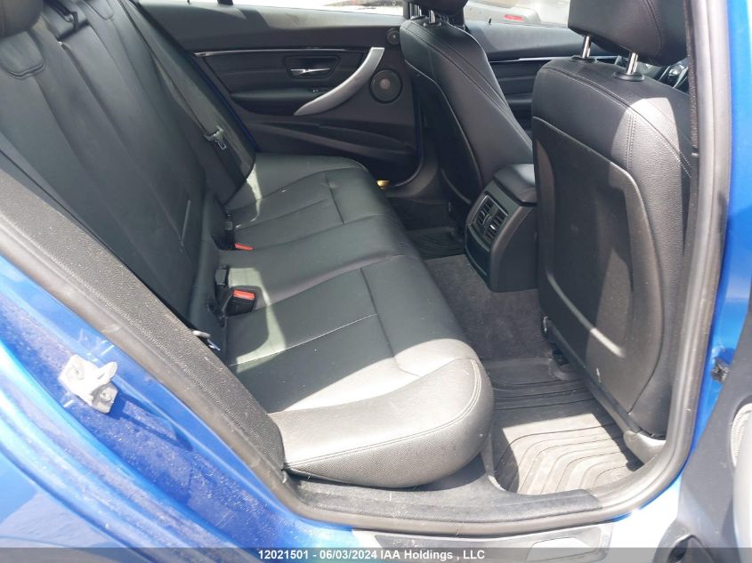 2016 BMW 3 Series VIN: WBA8B3C51GK384145 Lot: 12021501