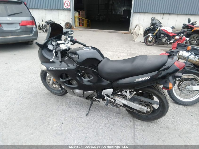 2002 Suzuki Gsx750 F VIN: JS1GR7GA422100230 Lot: 12021507