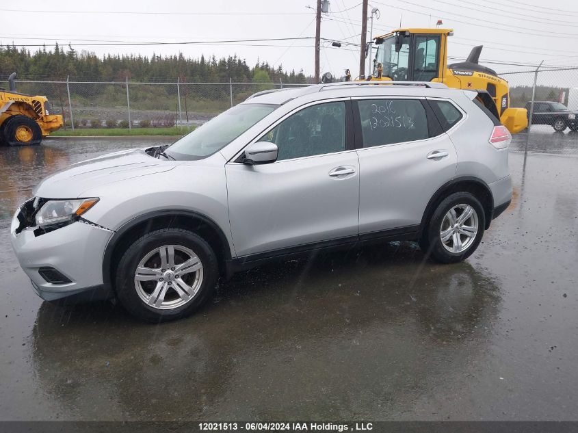 2016 Nissan Rogue VIN: 5N1AT2MT6GC805064 Lot: 12021513