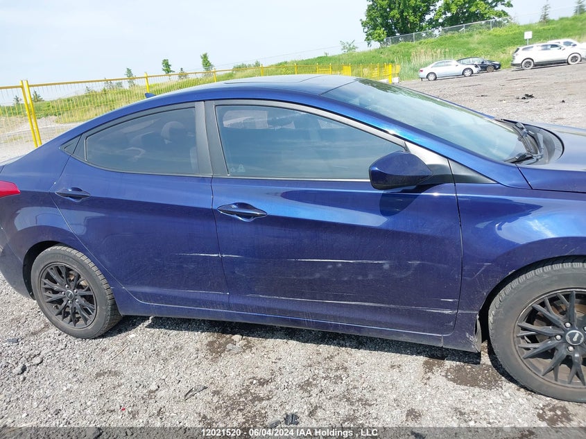 2013 Hyundai Elantra Gls/Limited VIN: 5NPDH4AE8DH291738 Lot: 12021520