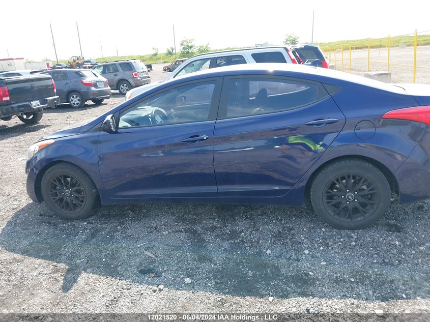 2013 Hyundai Elantra Gls/Limited VIN: 5NPDH4AE8DH291738 Lot: 12021520