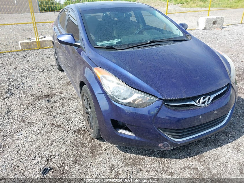 2013 Hyundai Elantra Gls/Limited VIN: 5NPDH4AE8DH291738 Lot: 12021520