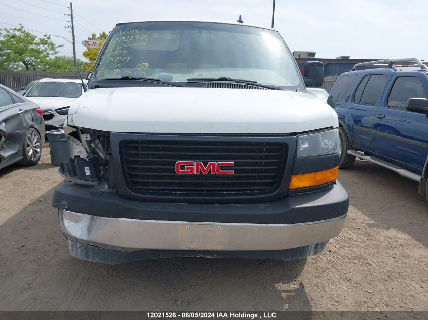 2021 GMC Savana Cargo Van VIN: 1GTW7BFP1M1147319 Lot: 12021526