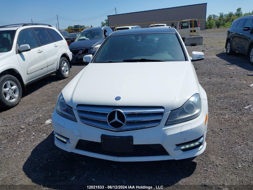 2013 Mercedes-Benz C-Class VIN: WDDGF8JB5DA831656 Lot: 12021533