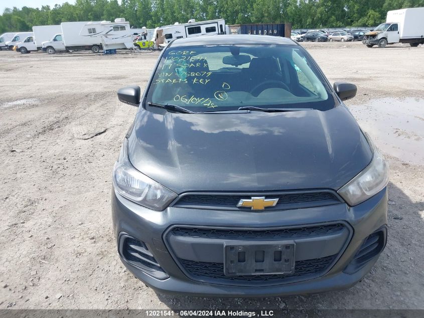 2017 Chevrolet Spark VIN: KL8CA6SA5HC758079 Lot: 12021541