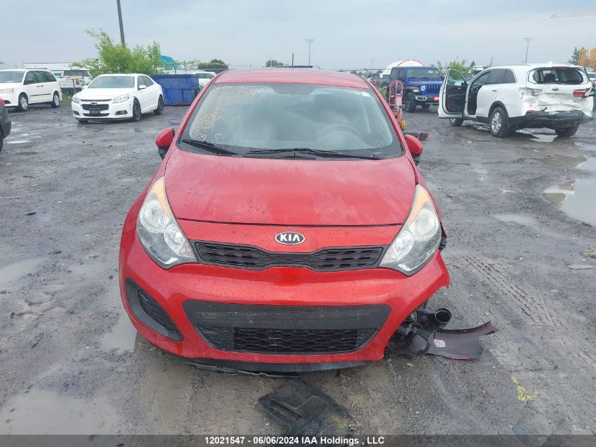 2015 Kia Rio VIN: KNADM5A35F6976077 Lot: 12021547