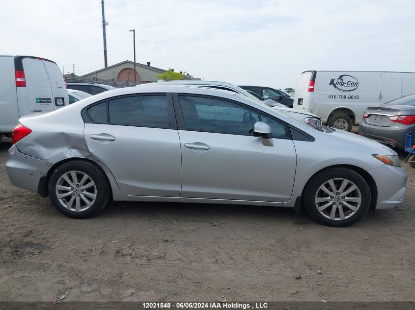 2012 Honda Civic Lx VIN: 2HGFB2F56CH033203 Lot: 12021548