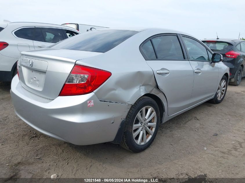 2012 Honda Civic Lx VIN: 2HGFB2F56CH033203 Lot: 12021548