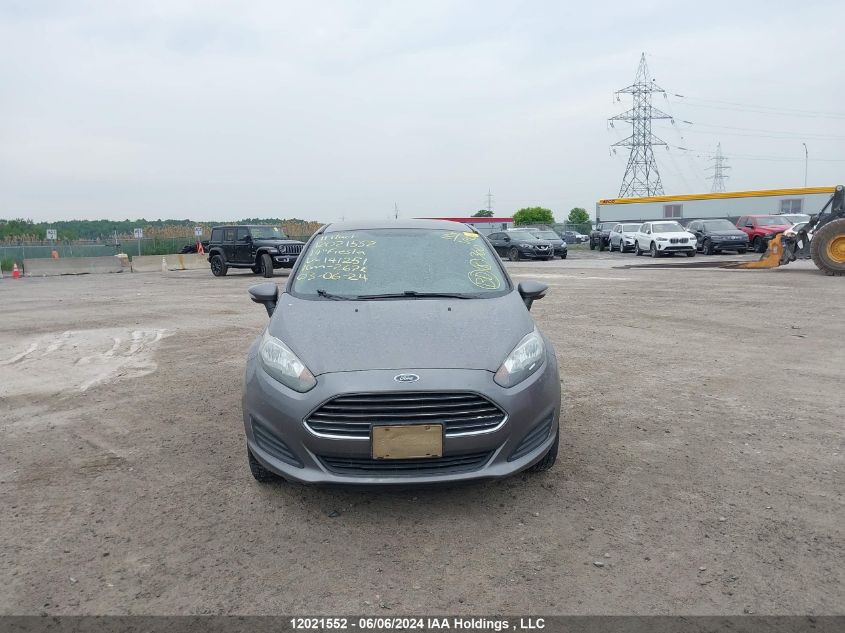 2014 Ford Fiesta Se VIN: 3FADP4EJ4EM141251 Lot: 12021552