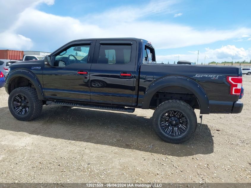 2019 Ford F150 Supercrew VIN: 1FTEW1E46KFB54170 Lot: 12021559