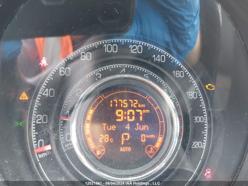 2012 Fiat 500 Sport VIN: 3C3CFFBR1CT107208 Lot: 12021561