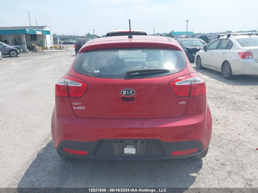 2014 Kia Rio Lx VIN: KNADM5A30E6921454 Lot: 12021606