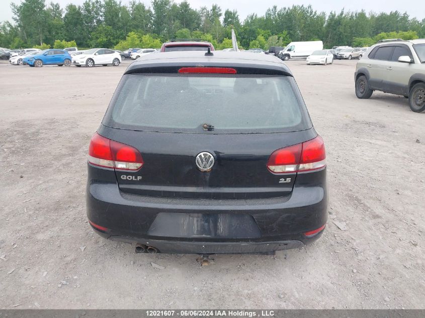 WVWDA7AJ6CW196719 2012 Volkswagen Golf