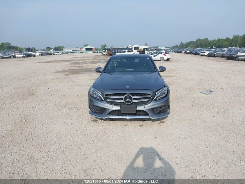 2017 Mercedes-Benz C 300 4Matic VIN: 55SWF4KB1HU210424 Lot: 12021610