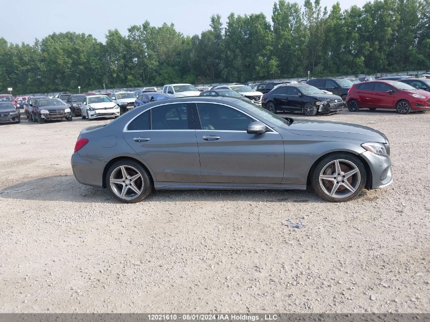 2017 Mercedes-Benz C 300 4Matic VIN: 55SWF4KB1HU210424 Lot: 12021610