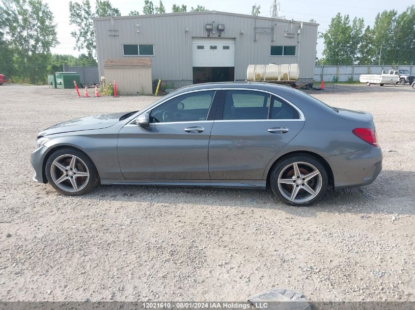 2017 Mercedes-Benz C 300 4Matic VIN: 55SWF4KB1HU210424 Lot: 12021610