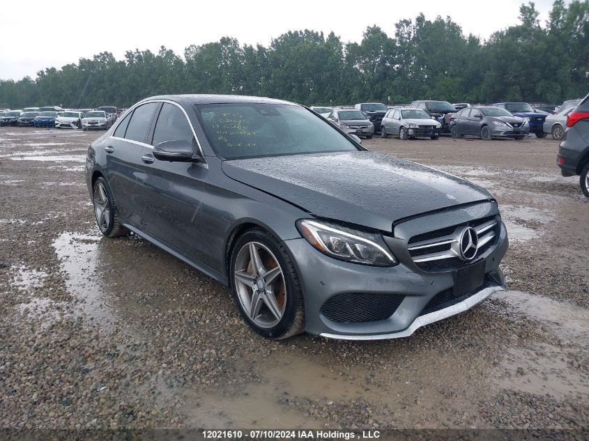 2017 Mercedes-Benz C 300 4Matic VIN: 55SWF4KB1HU210424 Lot: 12021610