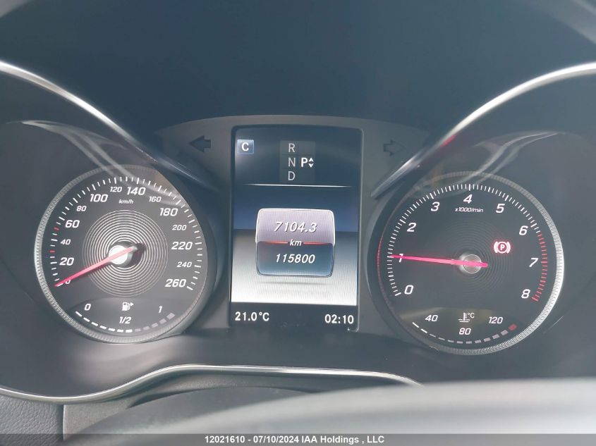 2017 Mercedes-Benz C 300 4Matic VIN: 55SWF4KB1HU210424 Lot: 12021610