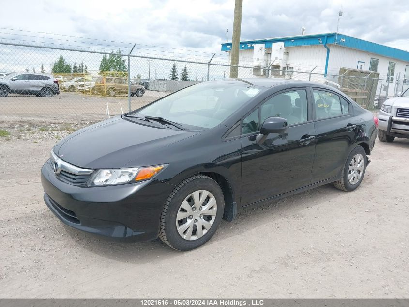 2012 Honda Civic Sdn VIN: 2HGFB2F44CH100730 Lot: 12021615