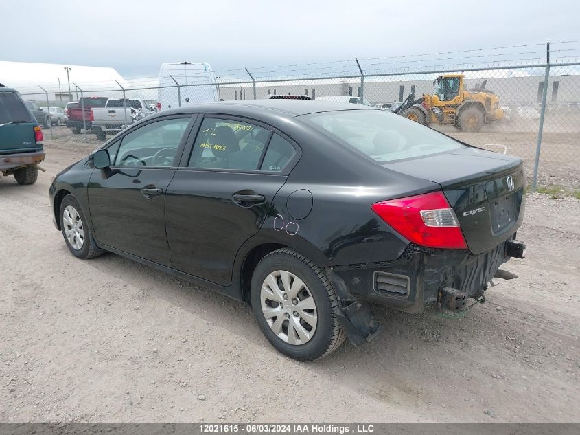 2012 Honda Civic Sdn VIN: 2HGFB2F44CH100730 Lot: 12021615