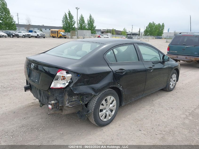 2012 Honda Civic Sdn VIN: 2HGFB2F44CH100730 Lot: 12021615