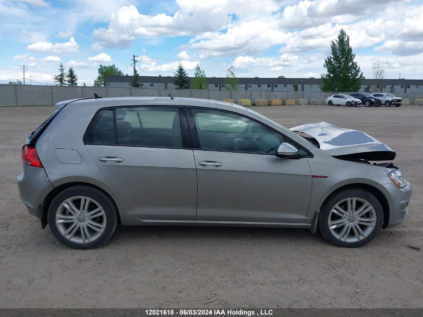 2015 Volkswagen Golf VIN: 3VW117AU8FM074796 Lot: 12021618