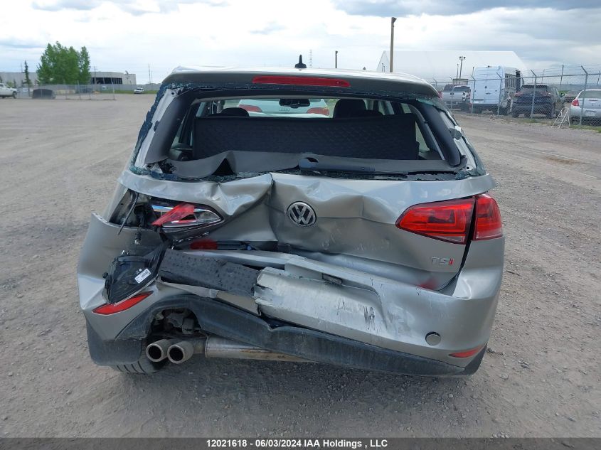 2015 Volkswagen Golf VIN: 3VW117AU8FM074796 Lot: 12021618