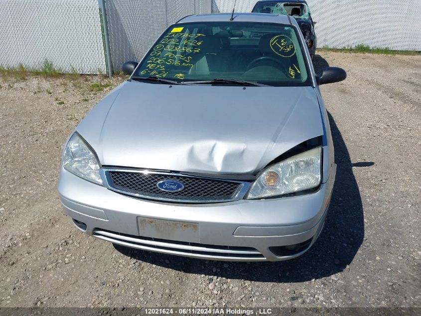 2007 Ford Focus Zx4/S/Se/Ses VIN: 1FAFP34N07W328867 Lot: 12021624