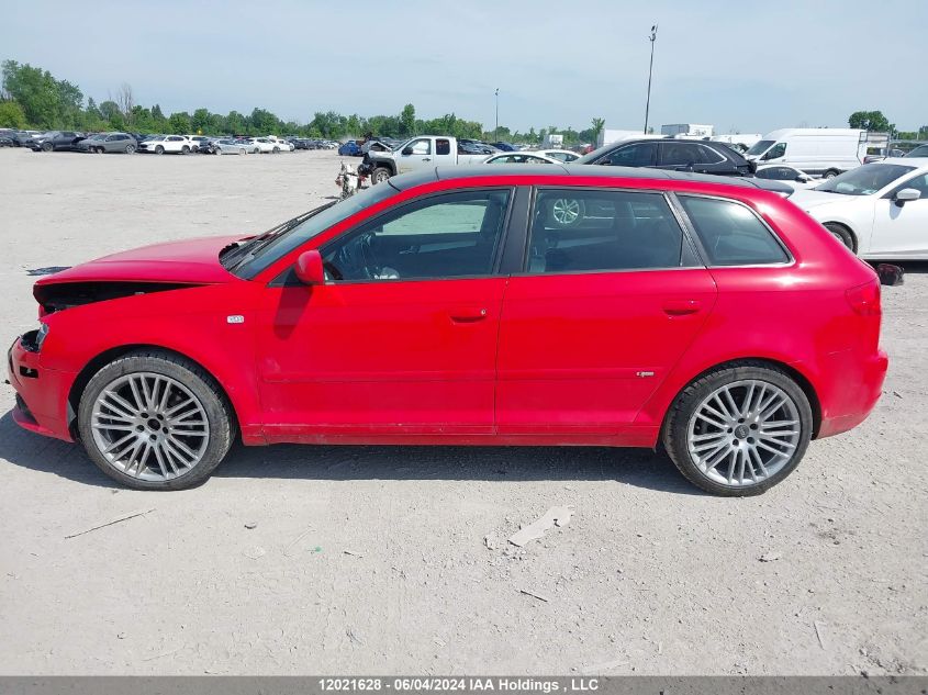 2008 Audi A3 S-Line 3.2 Quattro VIN: WAUKD78P18A005184 Lot: 12021628