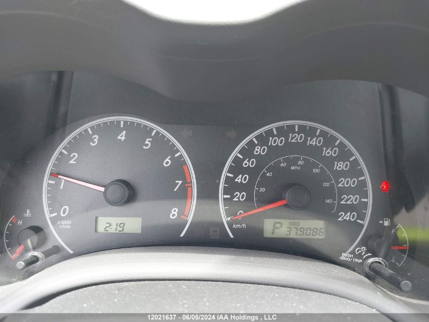 2009 Toyota Corolla S/Le/Xle VIN: 2T1BU40E29C115234 Lot: 12021637