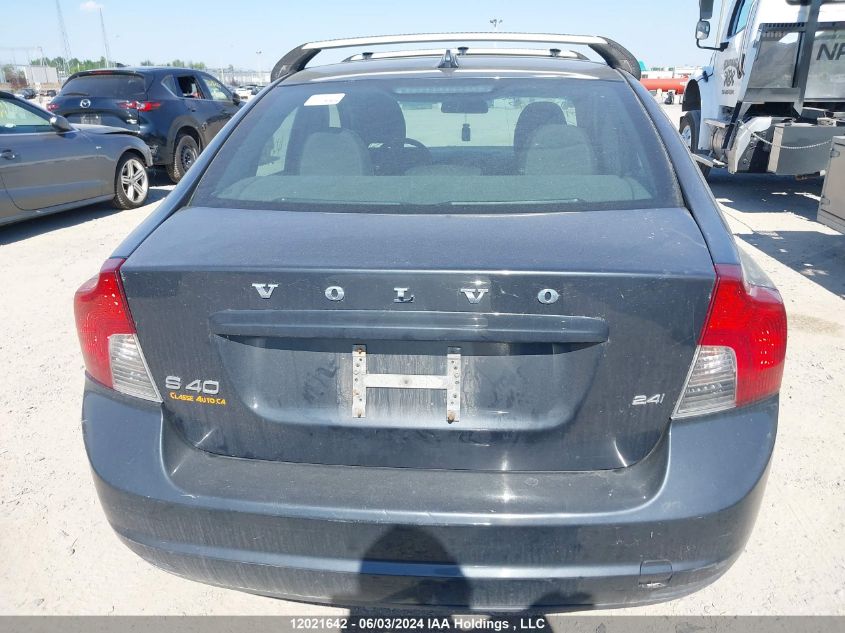 2009 Volvo S40 2.4I VIN: YV1MS382692431179 Lot: 12021642