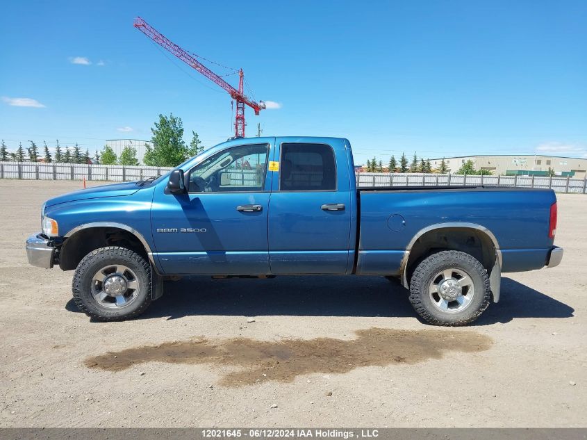 2005 Dodge Ram 3500 St/Slt VIN: 3D7LS38C25G761032 Lot: 12021645