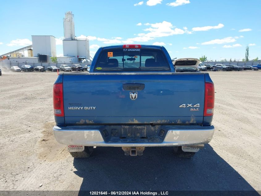 2005 Dodge Ram 3500 St/Slt VIN: 3D7LS38C25G761032 Lot: 12021645
