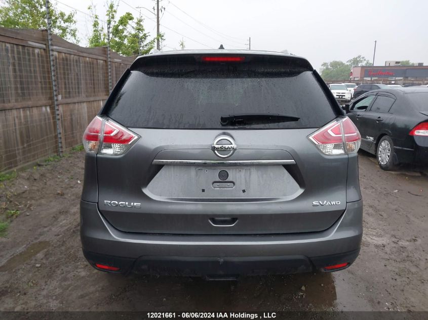 2016 Nissan Rogue VIN: 5N1AT2MV6GC835117 Lot: 12021661