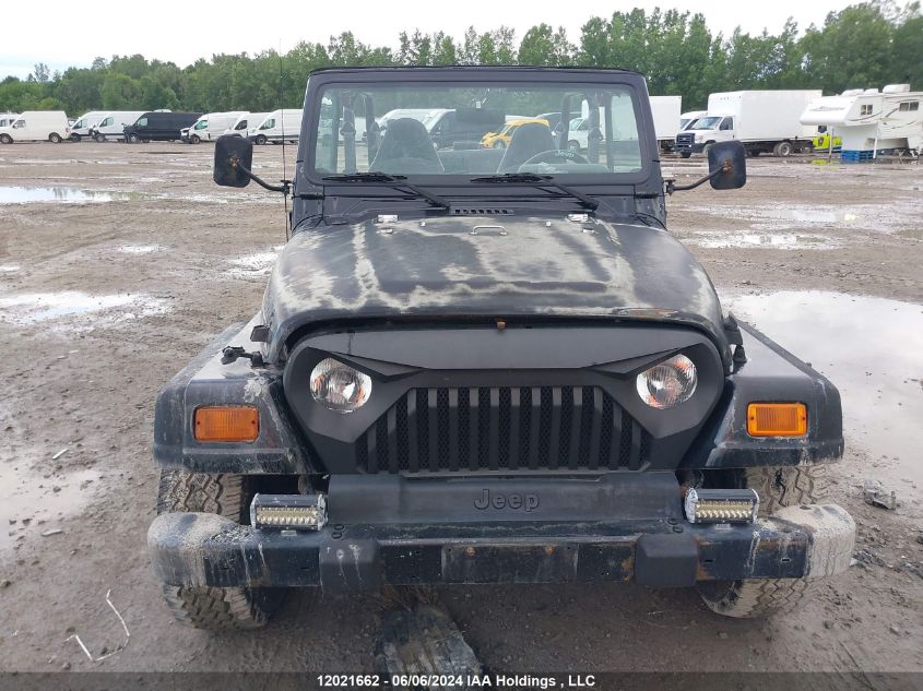 1999 Jeep Wrangler / Tj Sport VIN: 1J4FY19S4XP472288 Lot: 12021662