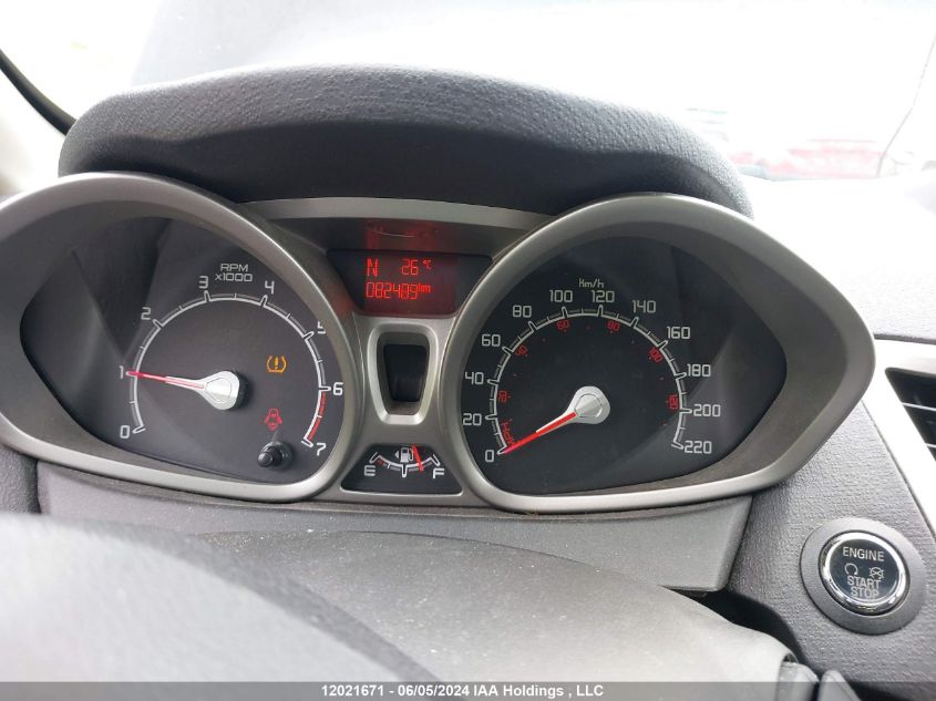 2011 Ford Fiesta Ses VIN: 3FADP4FJ7BM199543 Lot: 12021671