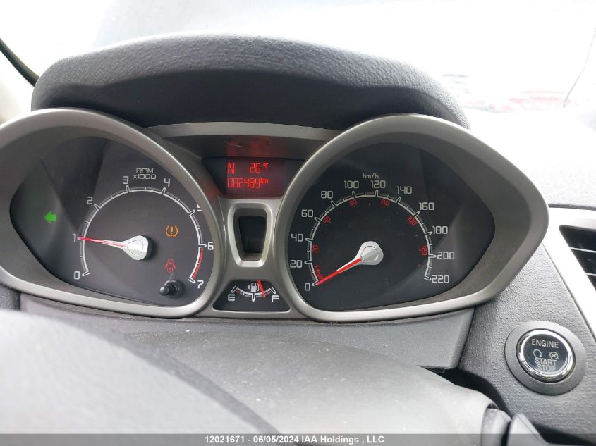 2011 Ford Fiesta Ses VIN: 3FADP4FJ7BM199543 Lot: 12021671