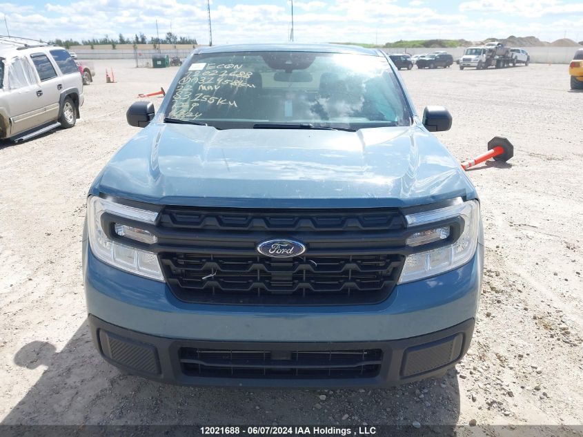 2022 Ford Maverick Xl VIN: 3FTTW8F93NRA31458 Lot: 12021688