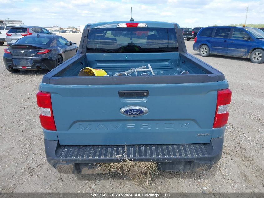 2022 Ford Maverick Xl VIN: 3FTTW8F93NRA31458 Lot: 12021688