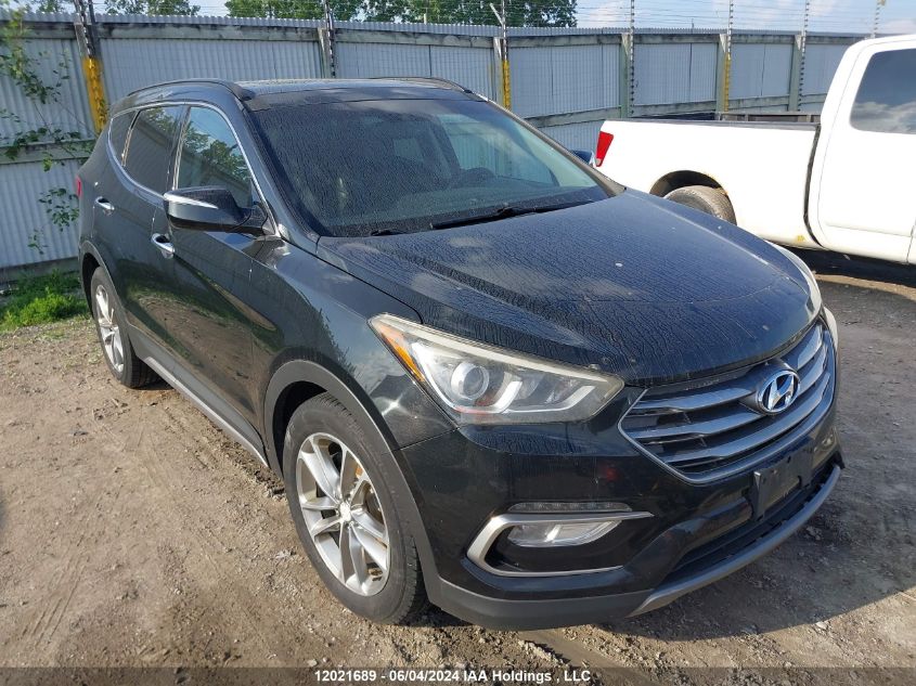 2017 Hyundai Santa Fe Sport 2.0T Limited VIN: 5XYZUDLA7HG384355 Lot: 12021689