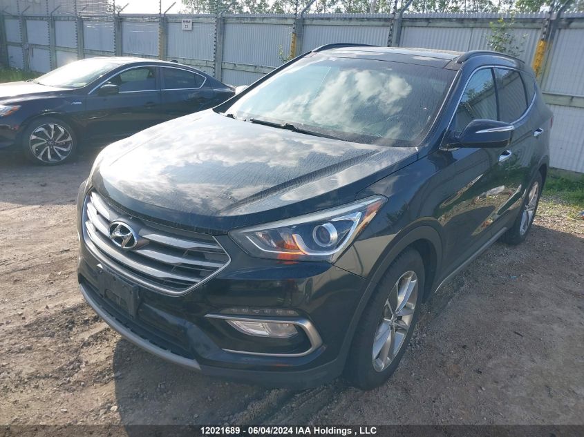 2017 Hyundai Santa Fe Sport 2.0T Limited VIN: 5XYZUDLA7HG384355 Lot: 12021689