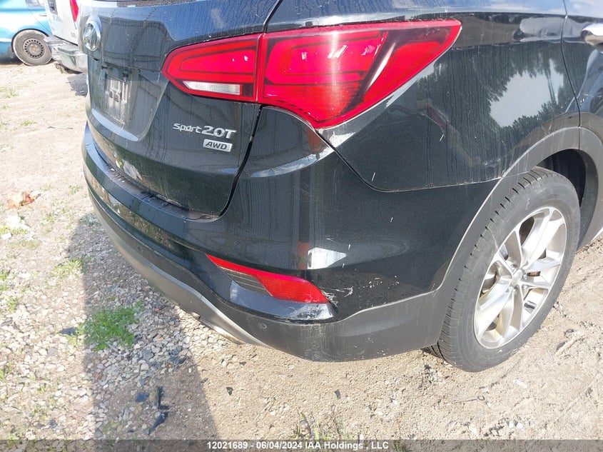 2017 Hyundai Santa Fe Sport 2.0T Limited VIN: 5XYZUDLA7HG384355 Lot: 12021689