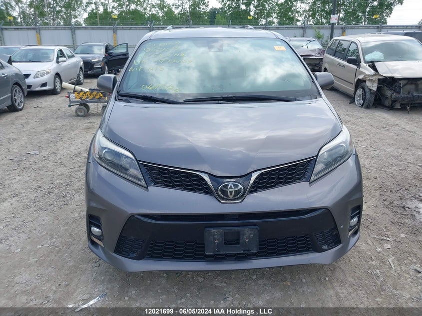 2019 Toyota Sienna Se/Se Premium VIN: 5TDXZ3DC3KS973304 Lot: 12021699