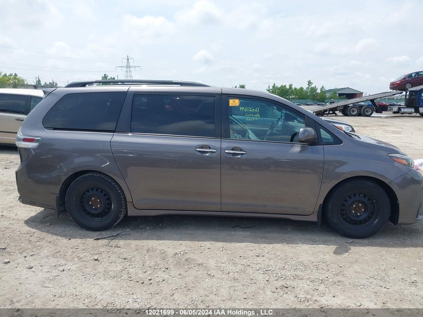 2019 Toyota Sienna Se/Se Premium VIN: 5TDXZ3DC3KS973304 Lot: 12021699