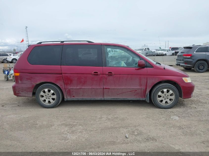 2002 Honda Odyssey VIN: 2HKRL18092H011903 Lot: 12021705