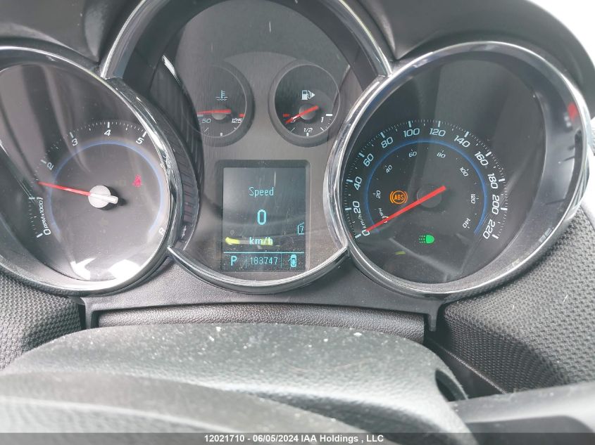 2011 Chevrolet Cruze VIN: 1G1PH5S98B7245440 Lot: 12021710