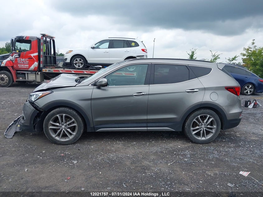 2017 Hyundai Santa Fe VIN: 5XYZUDLA4HG493081 Lot: 12021757